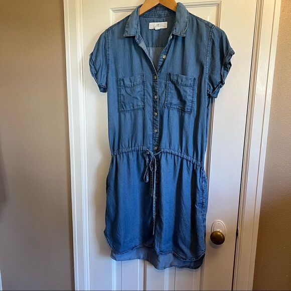 Thread & Supply jean button up dress - Picture 3 of 8